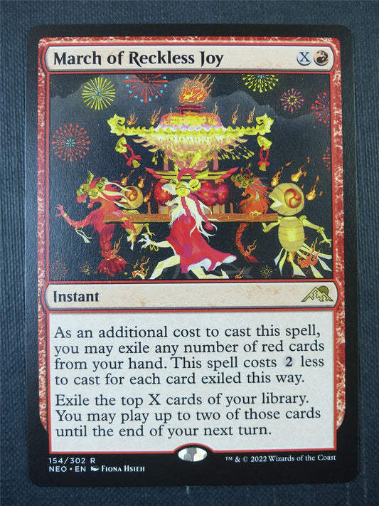 March of Reckless joy - Mtg Card #91V