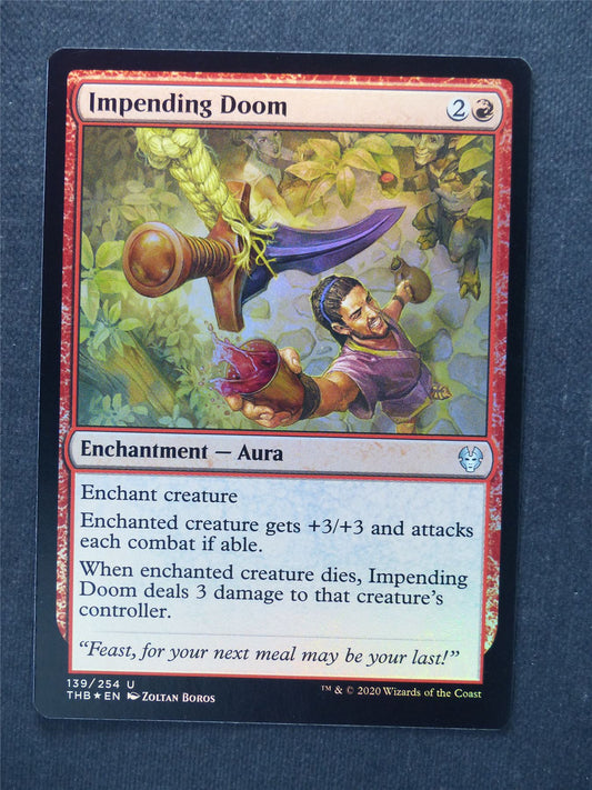 Impending Doom Foil - Mtg Magic Cards #RT