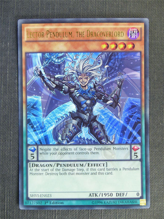 Lector Pendulum the Dracoverlord SHVI Ultra Rare - 1st ed - Yugioh Cards #V1