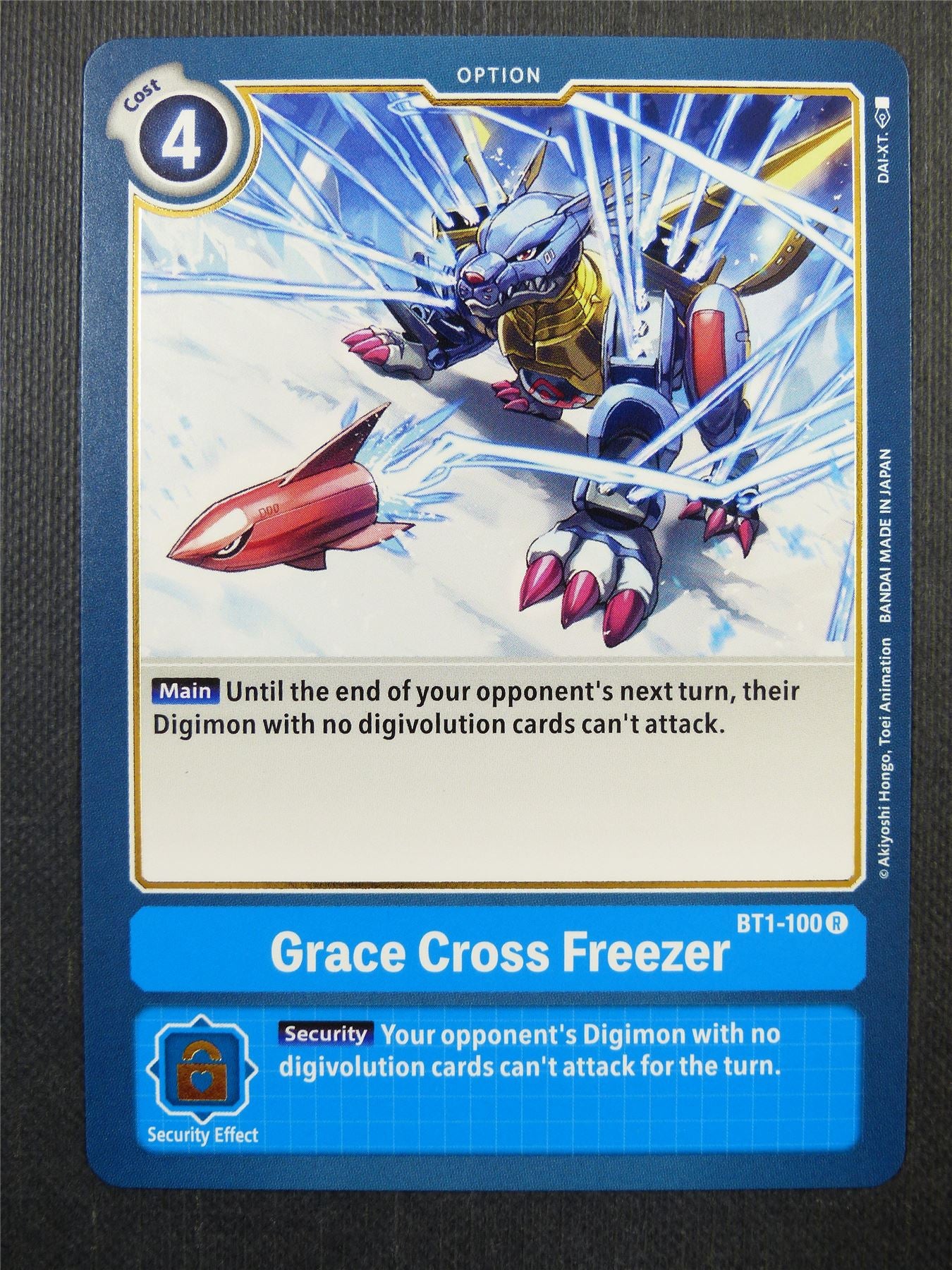 Grace Cross Freezer BT1 R - Digimon Card #44N