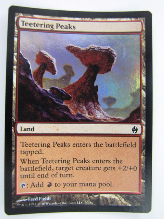 MTG Magic Cards: FOIL Premium: TEETERING PEAKS # 6B11