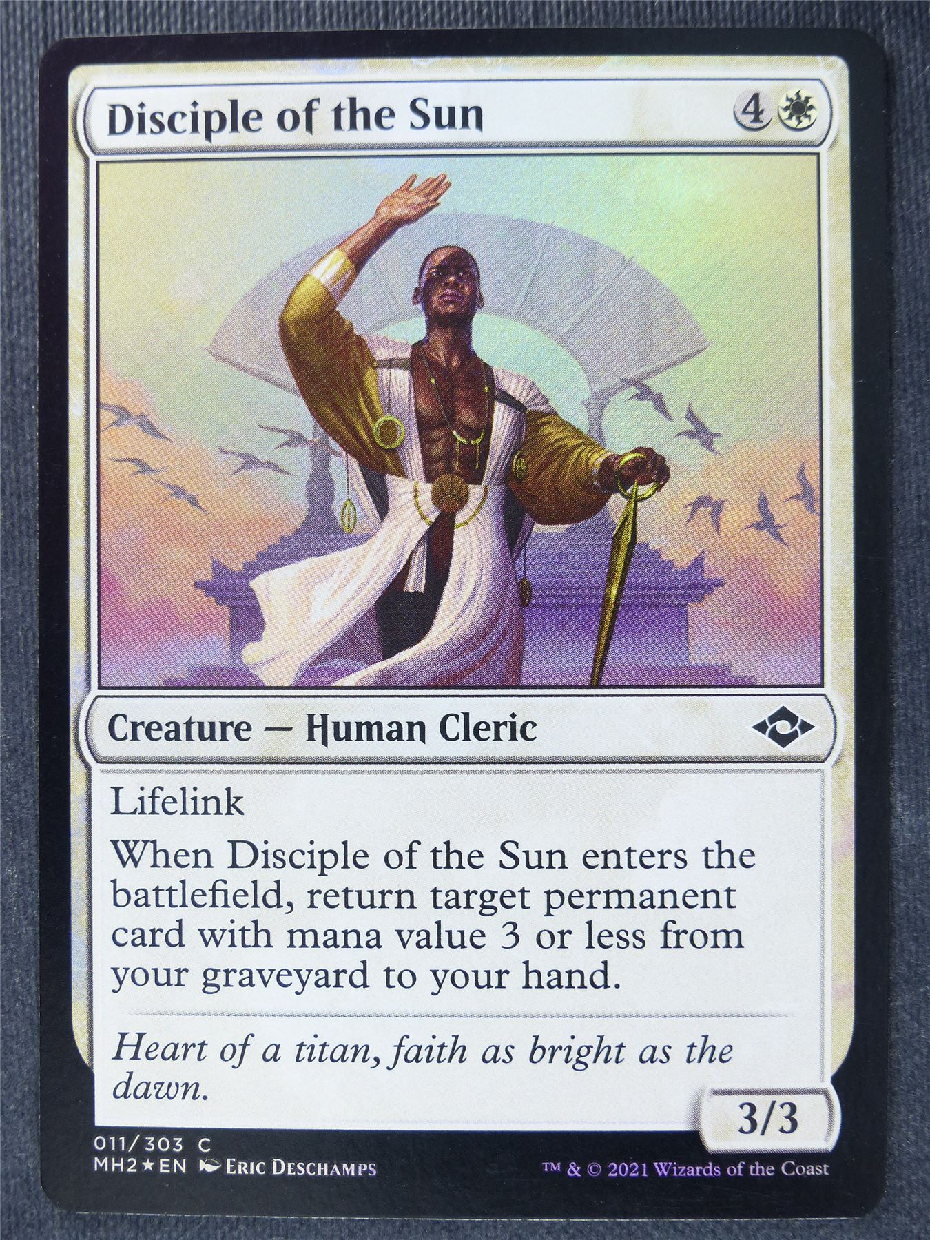 Disciple of the Sun Foil - Mtg Magic Cards #1VG