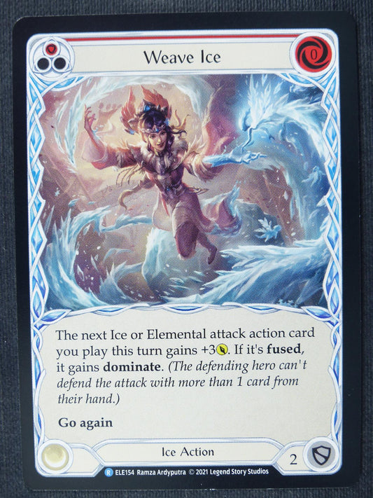 Weave Ice R Red - 1st Ed Tales of Aria - Flesh and Blood