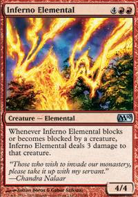 Mtg Magic Card: M10 : Inferno Elemental