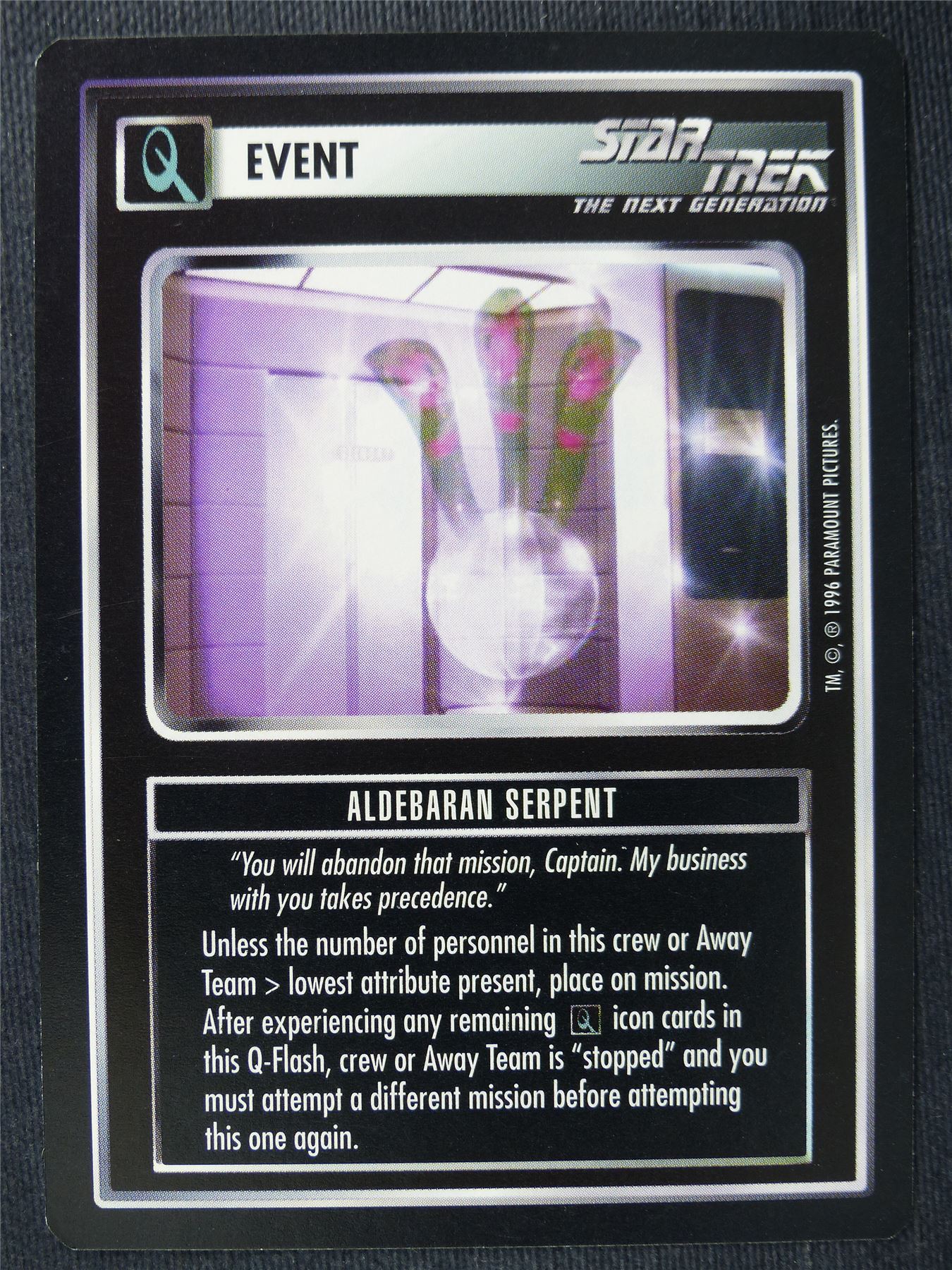 Aldebaran Serpent - NG - Star Trek Cards #Z6