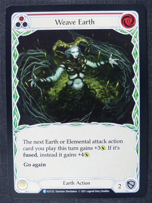 Weave Earth R Red - 1st Ed Tales of Aria - Flesh and Blood