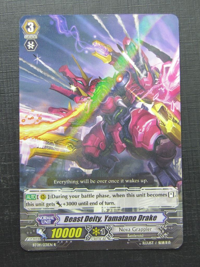 Vanguard Cards: BEAST DEITY YAMATANO DRAKE BT09 R # 1G46