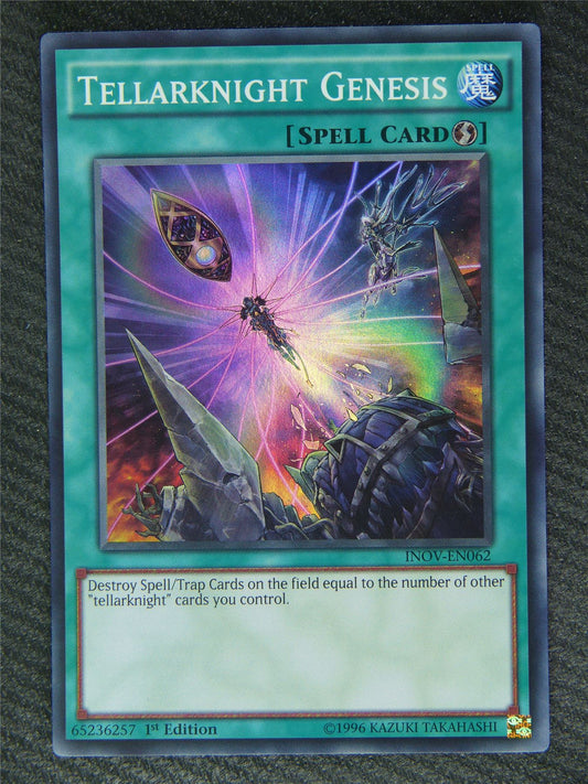 Tellarknight Genesis INOV Super Rare - 1st ed - Yugioh Card #840