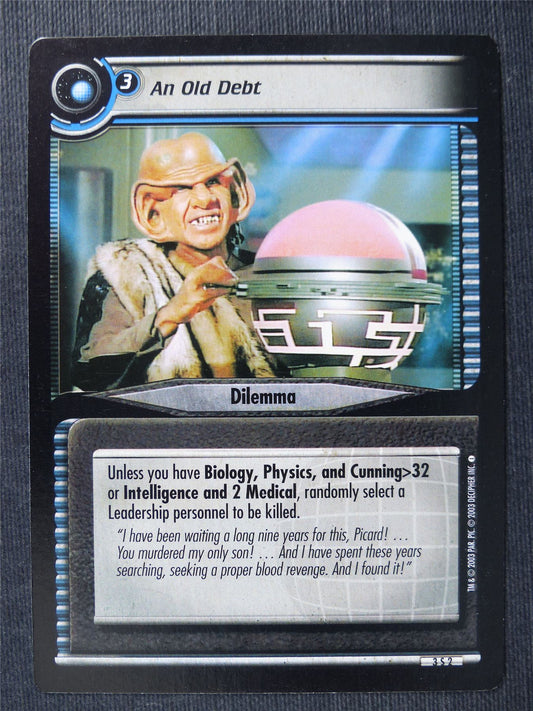 An Old Debt - Star Trek Cards #UT