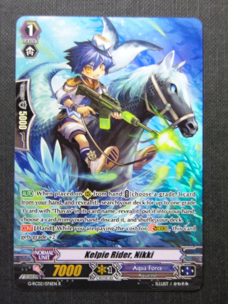 Kelpie Rider Nikki G-RC02 R - Vanguard Cards #IF