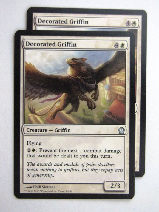 MTG Magic Cards: DECORATED GRIFFIN x2 Theros # 24D85