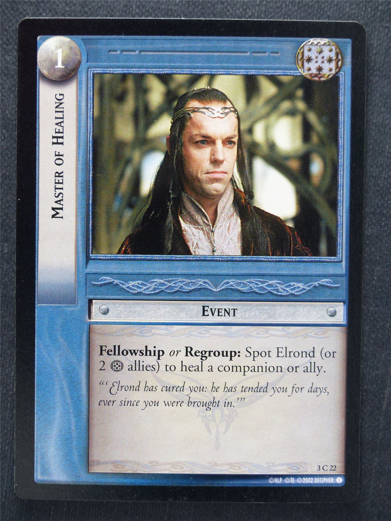 Master of Healing 3 C 22 - LotR Cards #U3