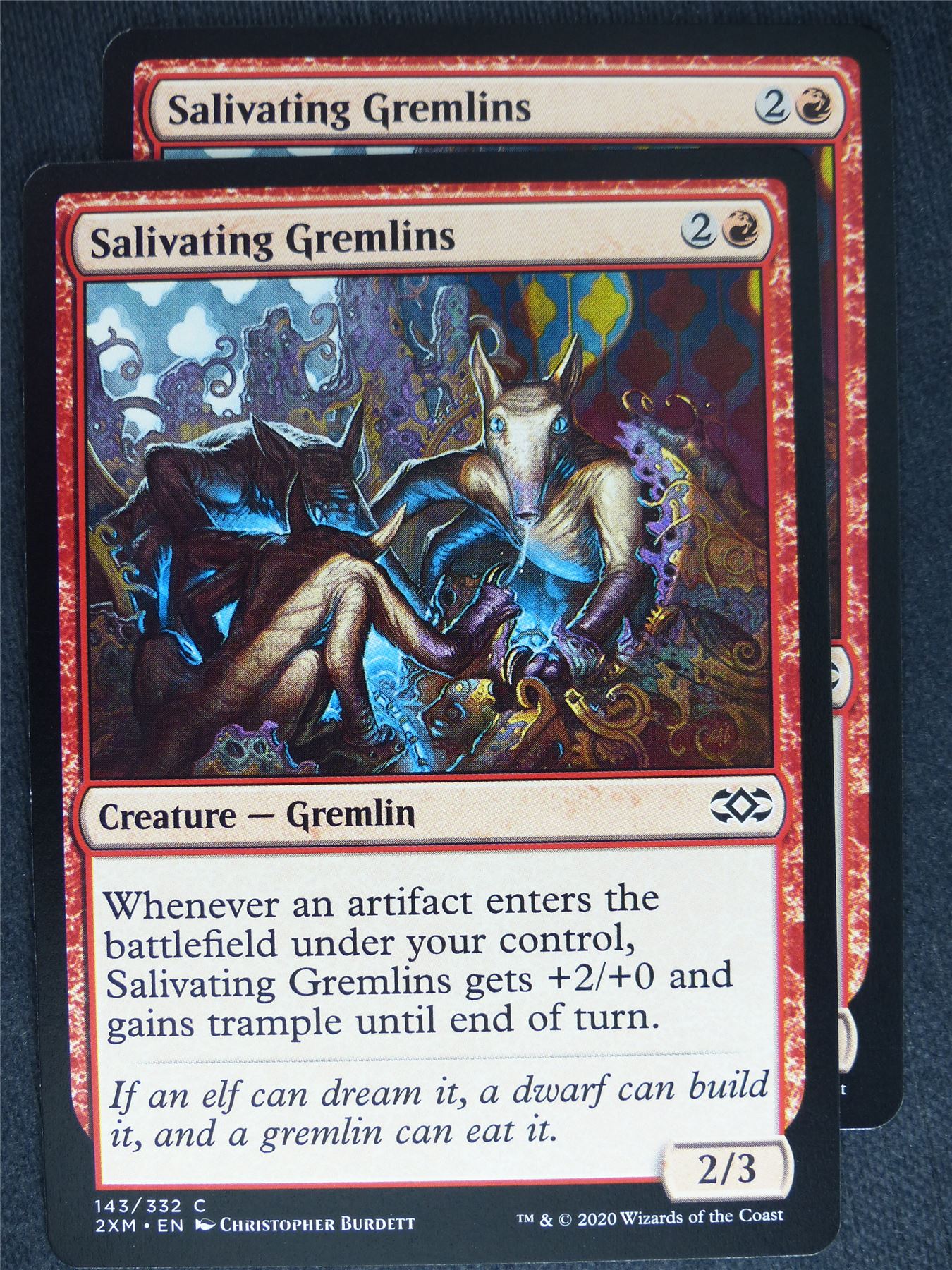 Salivating Gremlins x2 - Double Masters - Mtg Magic Cards #7O