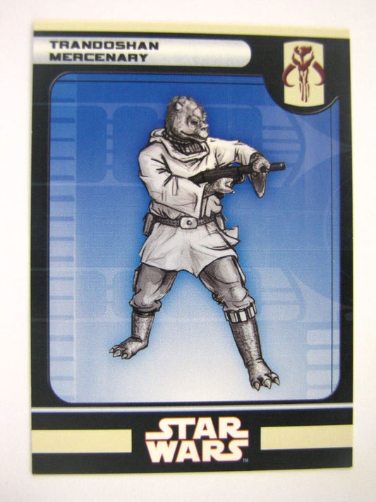 Star Wars Miniature Spare Cards: TRANDOSHAN MERCENARY # 11B35