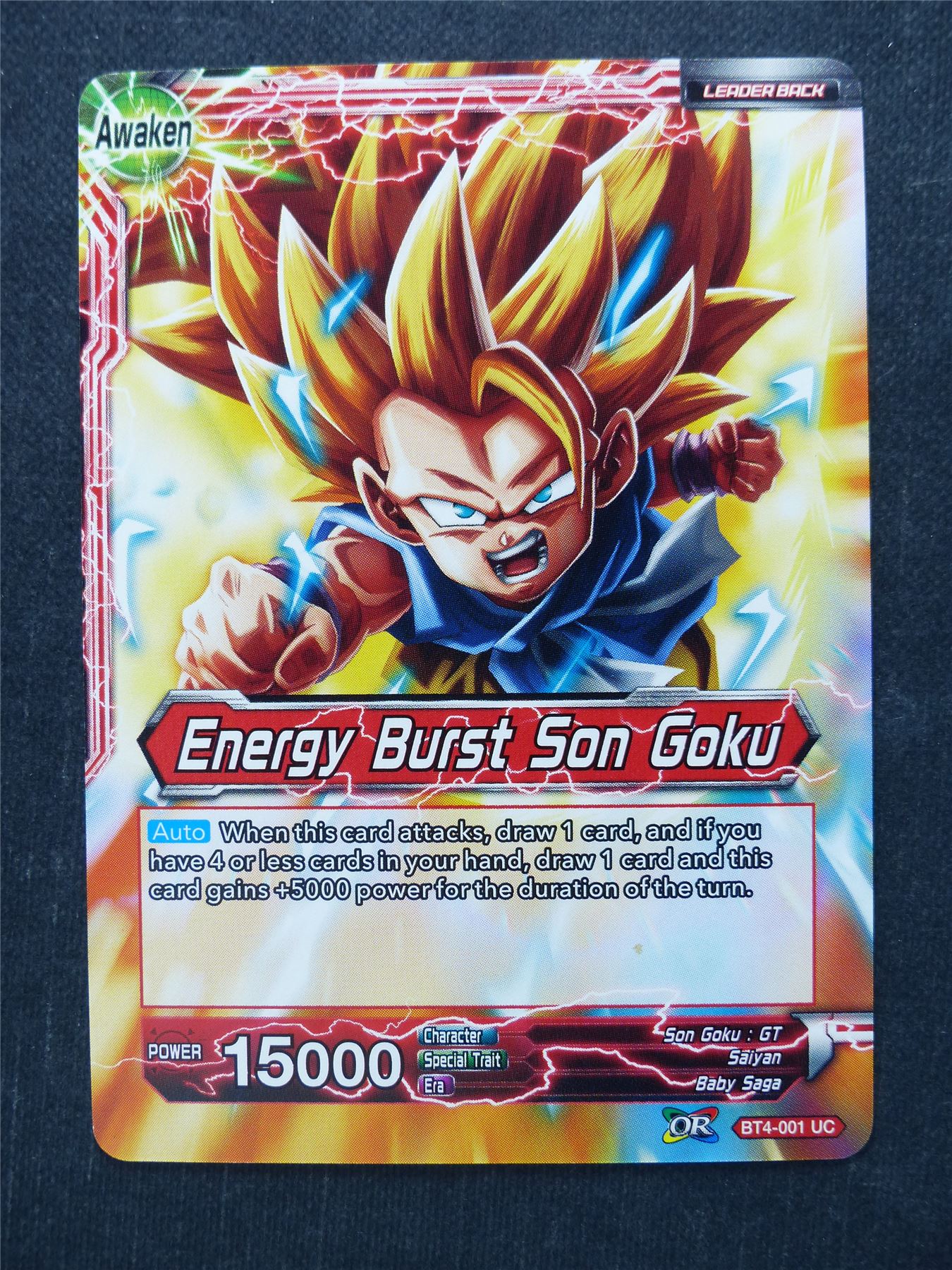 Energy Burst Son Goku - Dragon Ball Super Cards #46