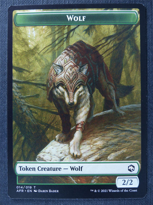 Wolf Token - AFR - Mtg Card #2BV