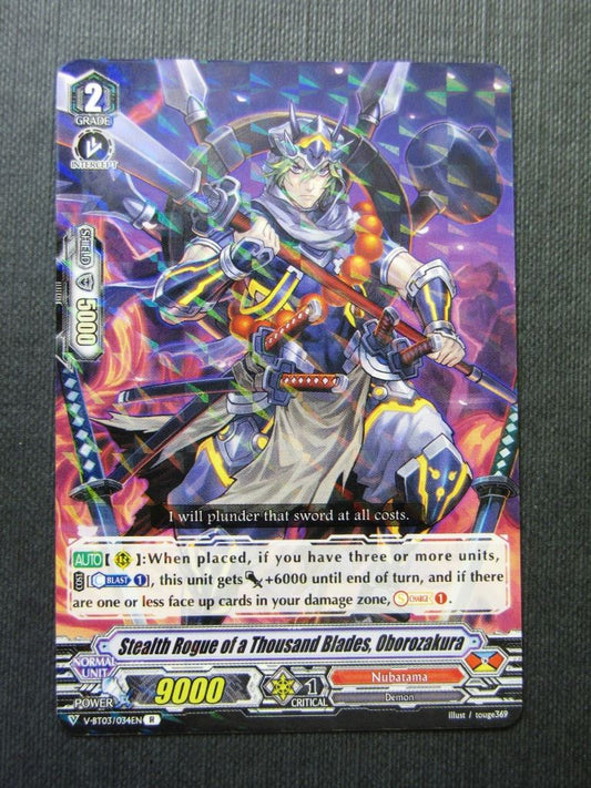 Stealth Rogue of a Thousand Blades Oborozakura V-BT03 R - Vanguard Cards # 4C85