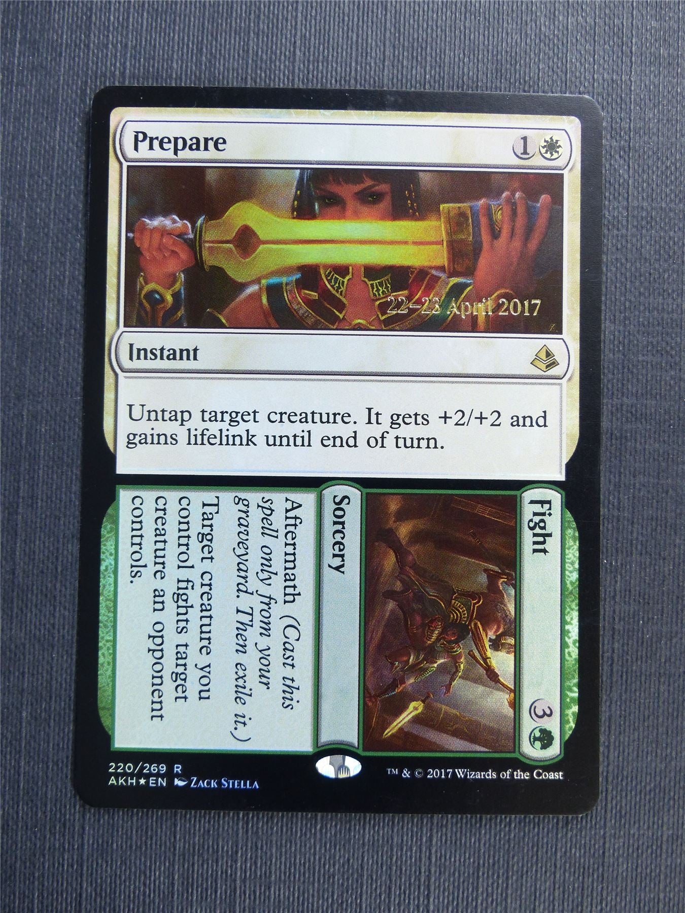 Prepare Fight Promo Foil - Mtg Magic Cards #4KE