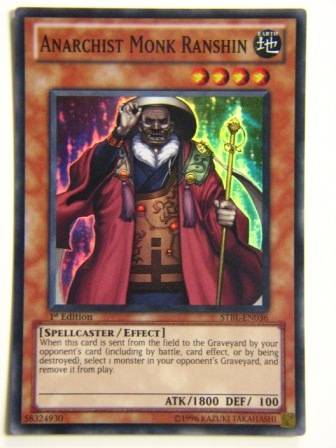 Yugioh Shiny Card STBL EN036 ANARCHIST MONK RANSHIN