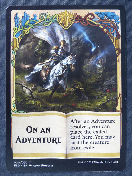 On An Adventure Token - Mtg Magic Cards #Q3