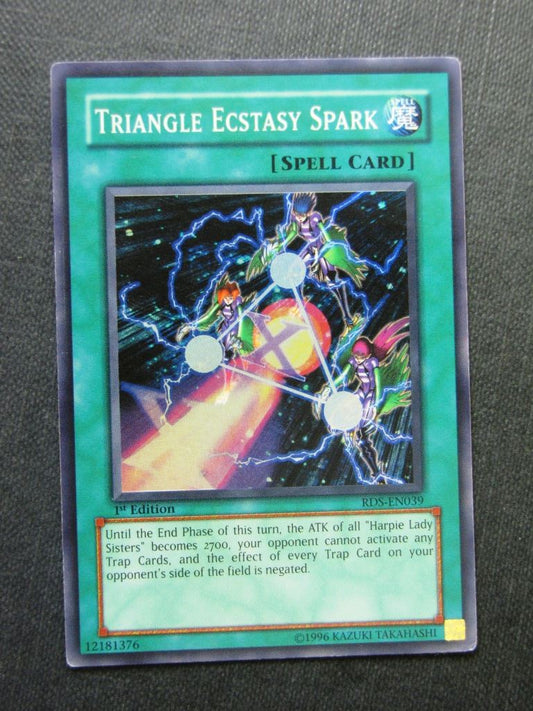 Triangle Ecstasy Spark RDS Super Rare - 1st ed - Yugioh Card #1QF