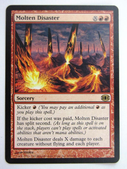 MTG Magic Played Cards: MOLTEN DISASTER # 26B13