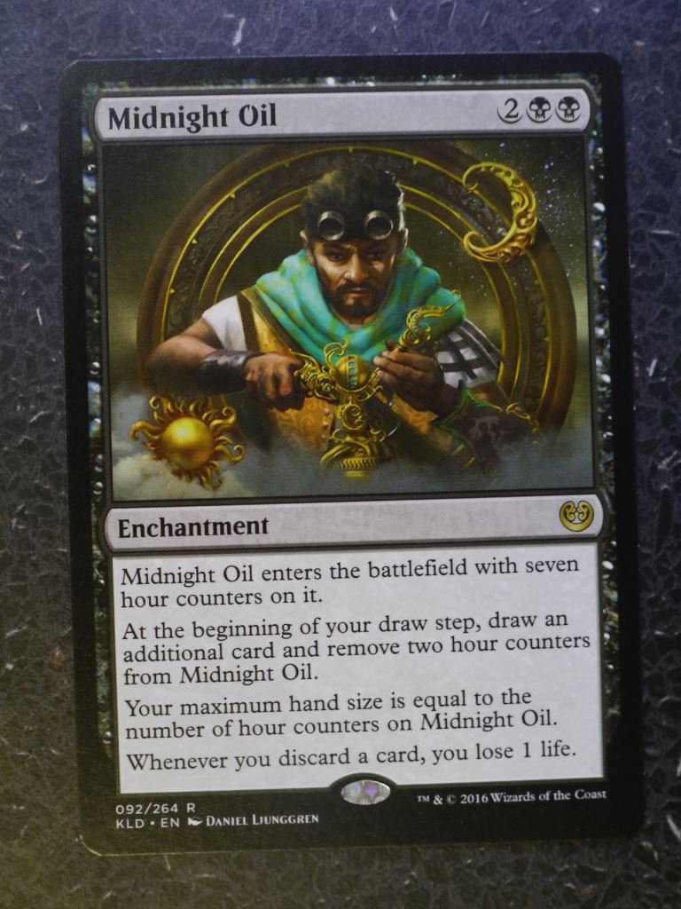 MTG Magic Cards: MIDNIGHT OIL # 6E32