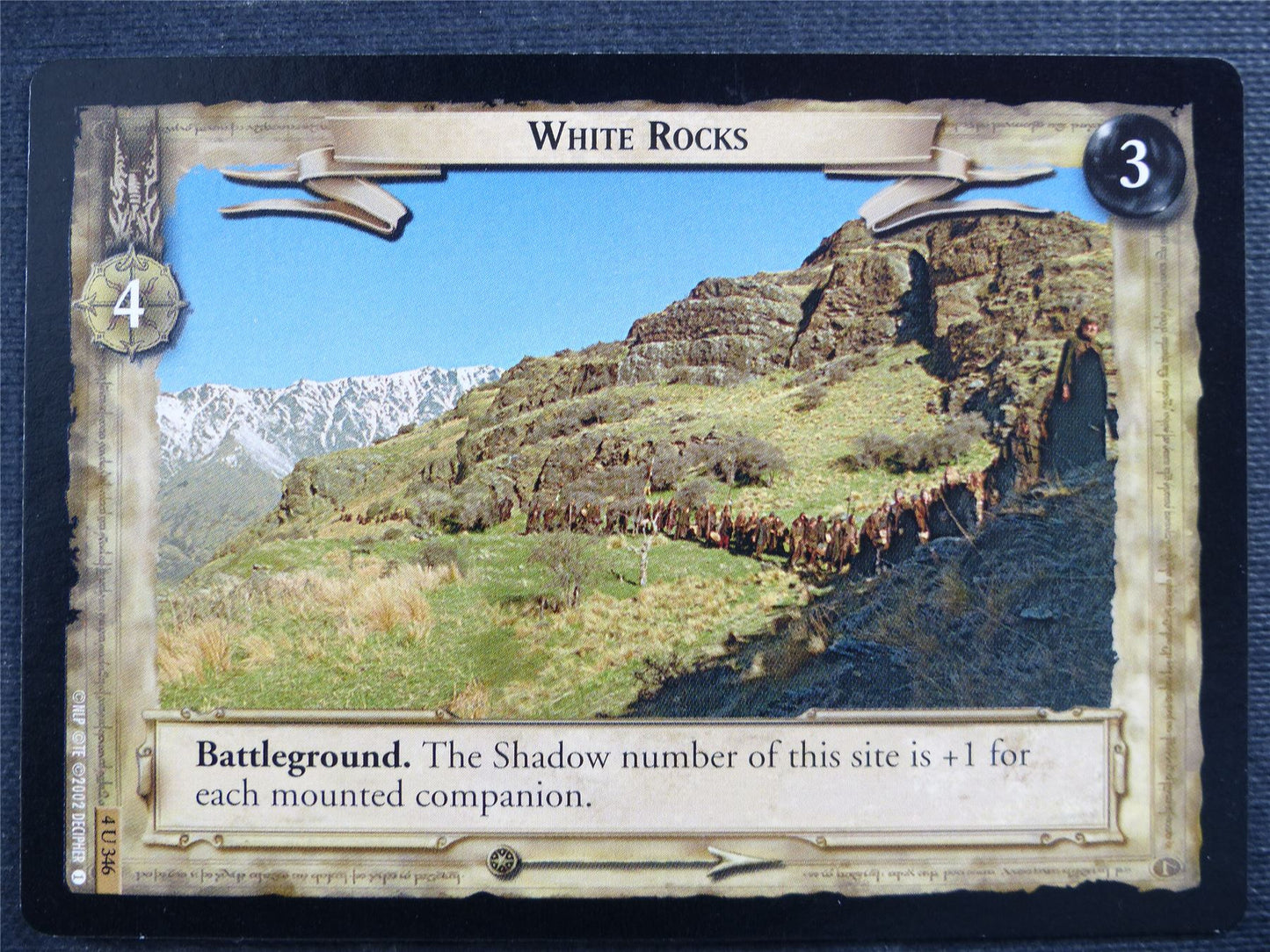 White Rocks 4 U 346 - LotR Card #466