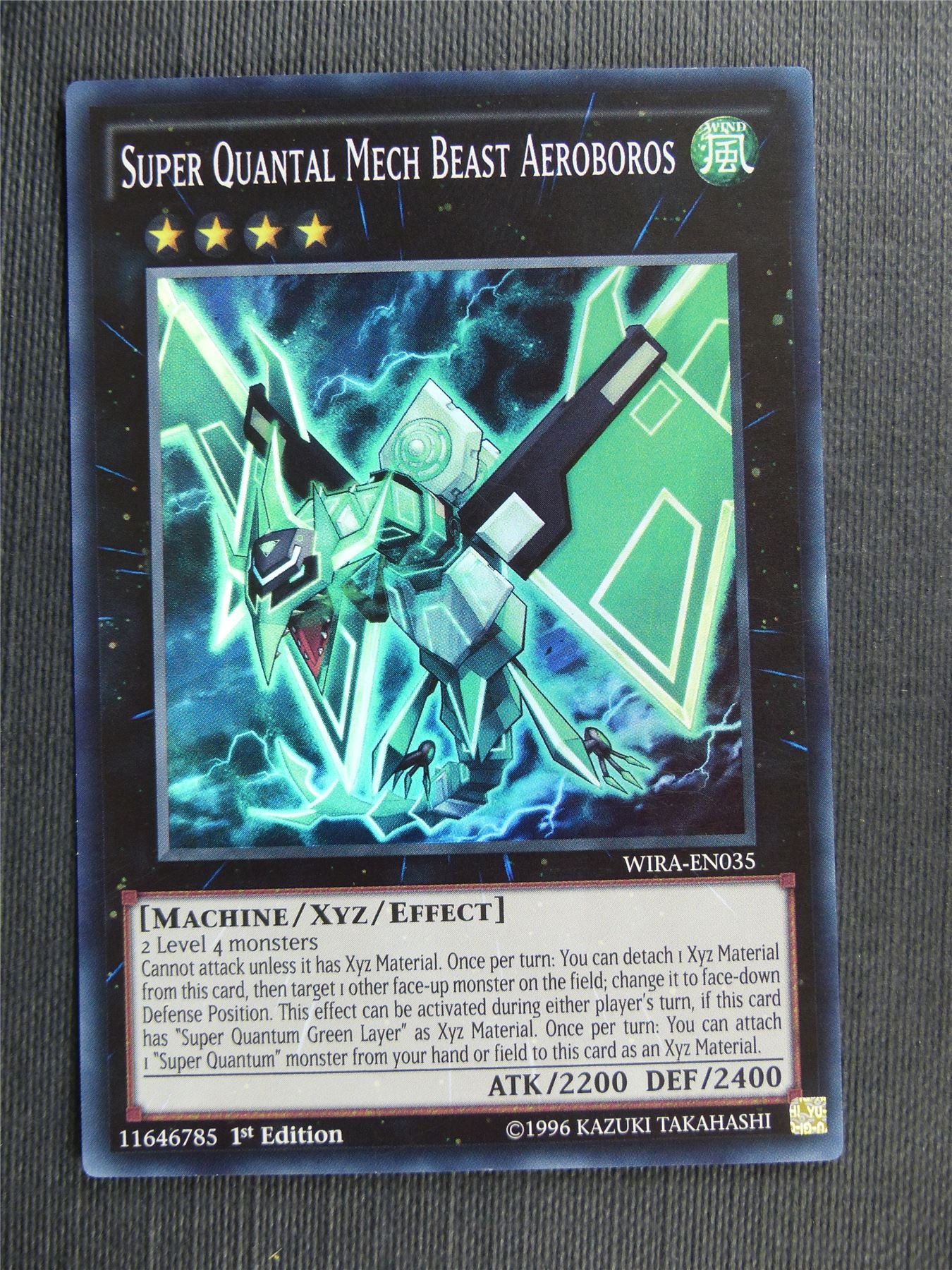 Super Quantal Mech Beast Aeroboros WIRA Super Rare - 1st ed - Yugioh Cards