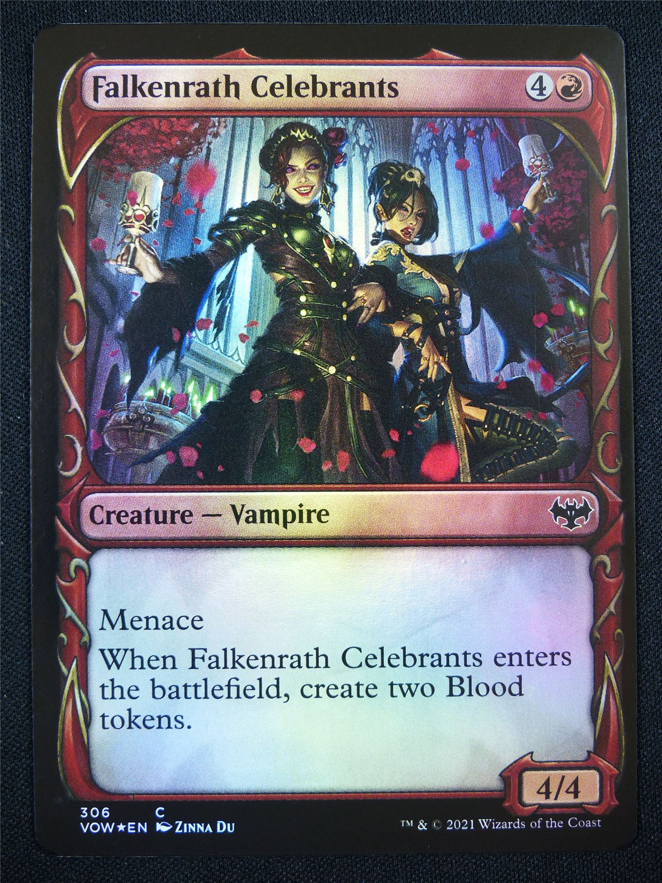 Falkenrath Celebrants Showcase Foil - Mtg Card #1K2