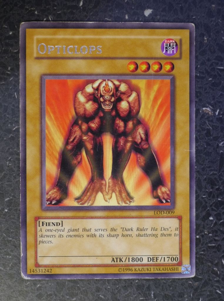 YuGiOh Cards: OPTICLOPS LOD RARE # G68