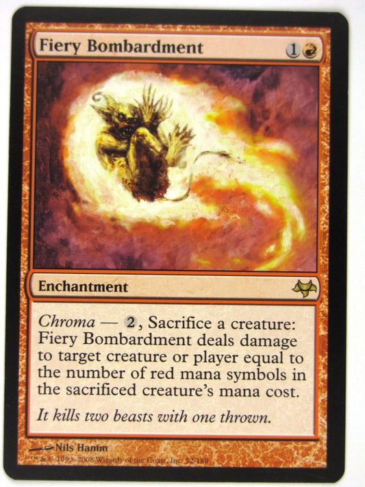 MTG Magic: The Gathering Cards: FIERY BOMBARDMENT: EVE