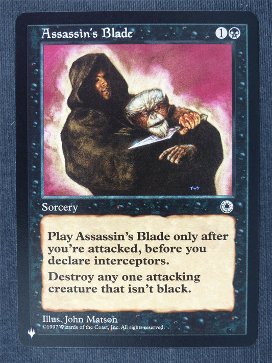 Assassin's Blade - List - POR - Mtg Cards #3UA