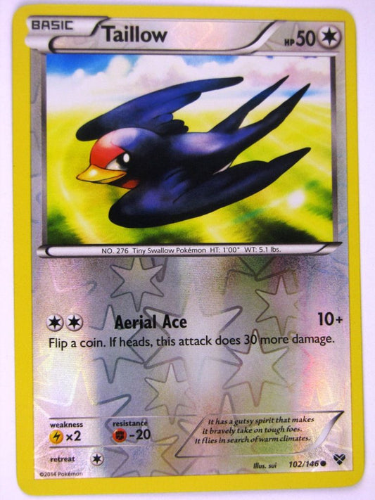 Pokemon Cards: TAILLOW 102/146 Rev Holo: X & Y