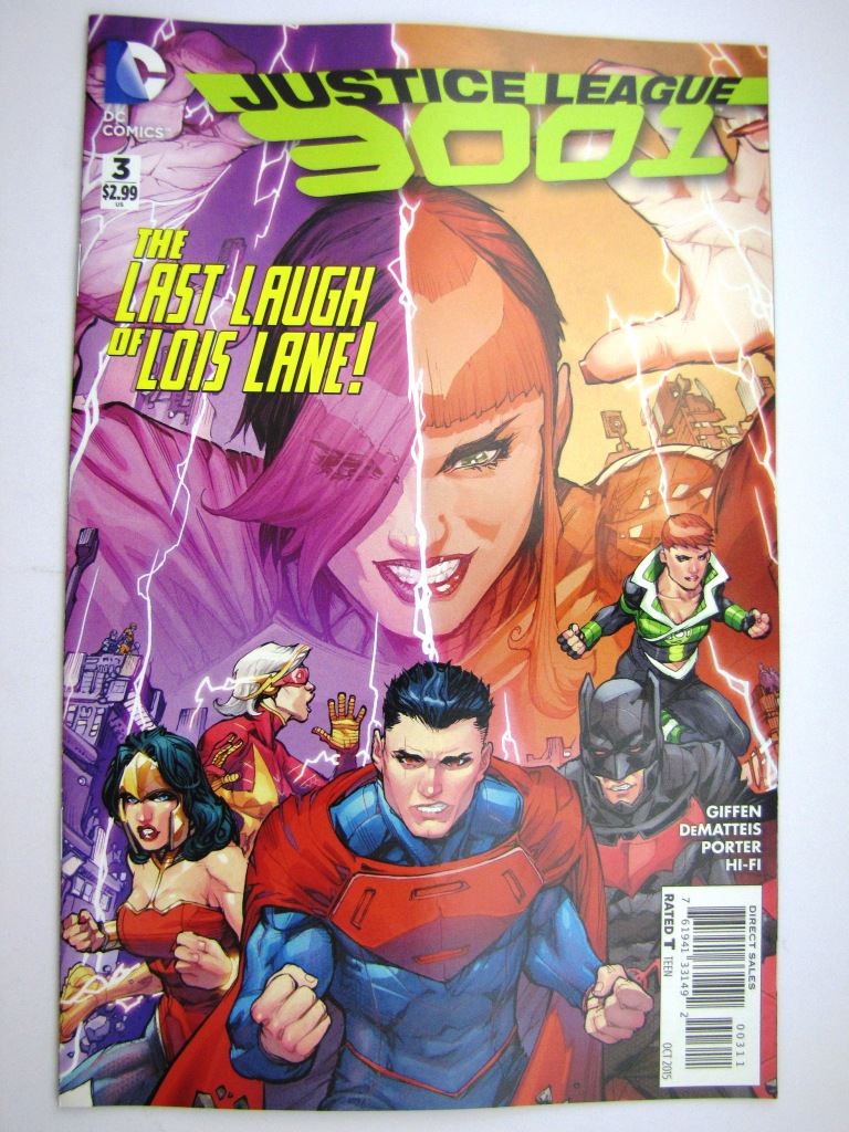 DC Comics: JUSTICE LEAGUE 3001 #3 OCTOBER 2015 # 34H51