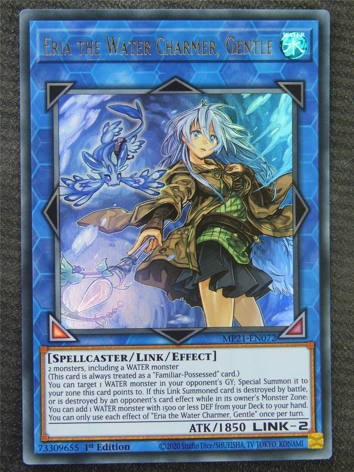 Eria The Water Charmer Gentle MP21 Ultra Rare - 1st ed - Yugioh Card #8QM