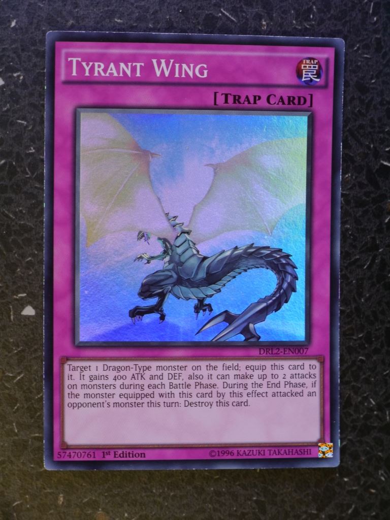 Yugioh Cards: TYRANT WING DRL2 SUPER RARE # 3F1