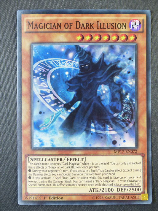 Magician of Dark Illusion MP17 Super Rare - 1st ed Yugioh Card #75B