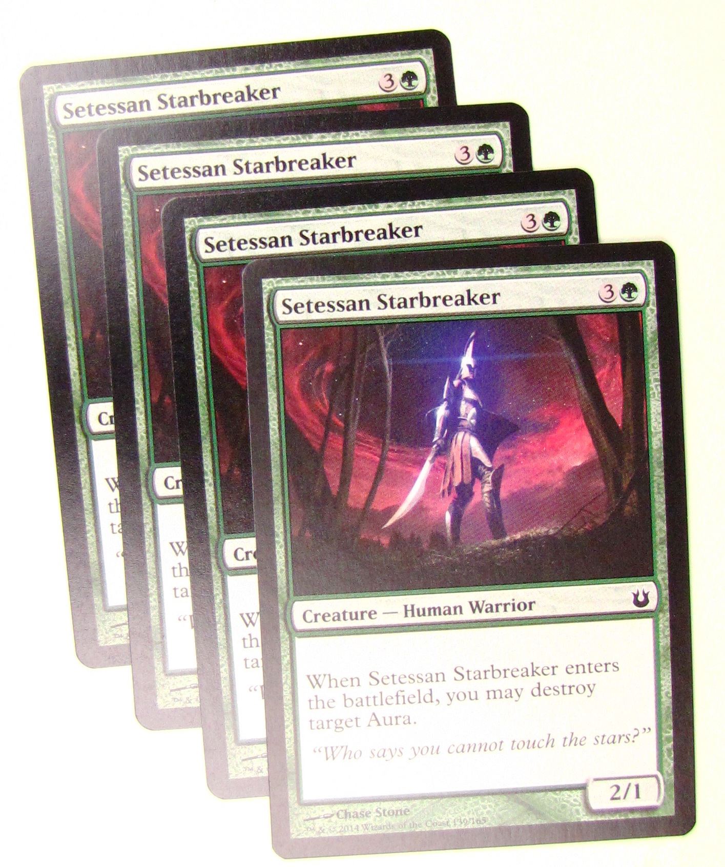 MTG Magic the Gathering Born of the Gods: Setessan Starbreaker x4