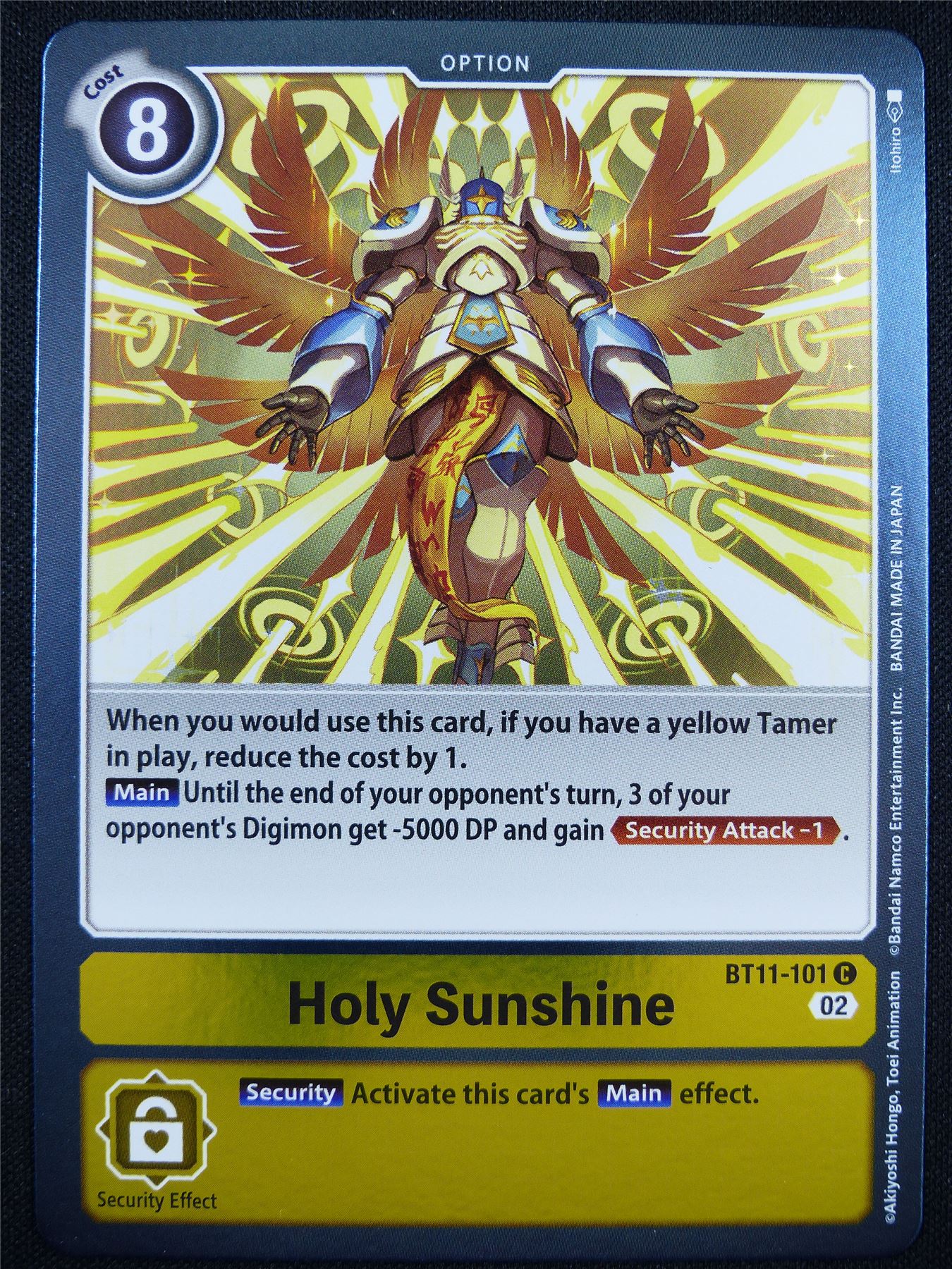 Holy Sunshine BT11-101 C Foil - Digimon Card #AG