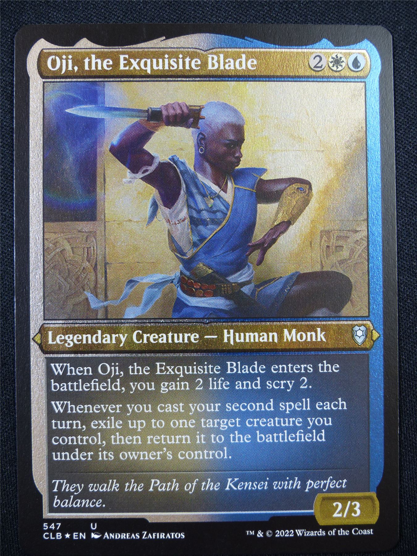 Oji the Exquisite Blade Etched Foil - Mtg Card #IC