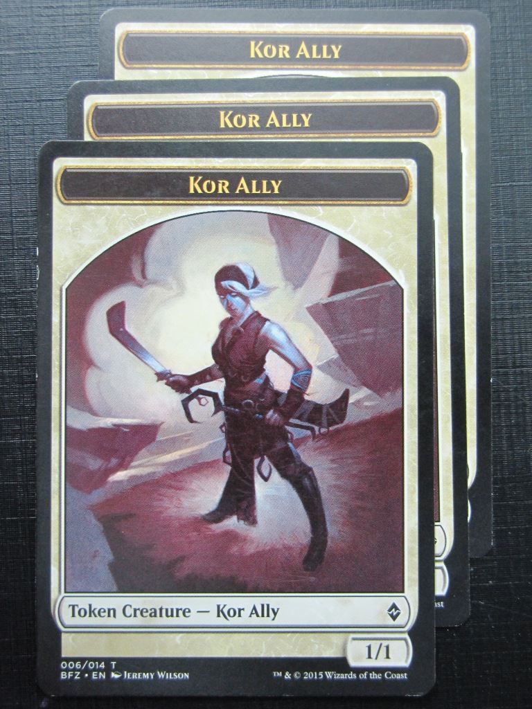 MTG Magic Token Cards: KOR ALLY x3 # 17J100