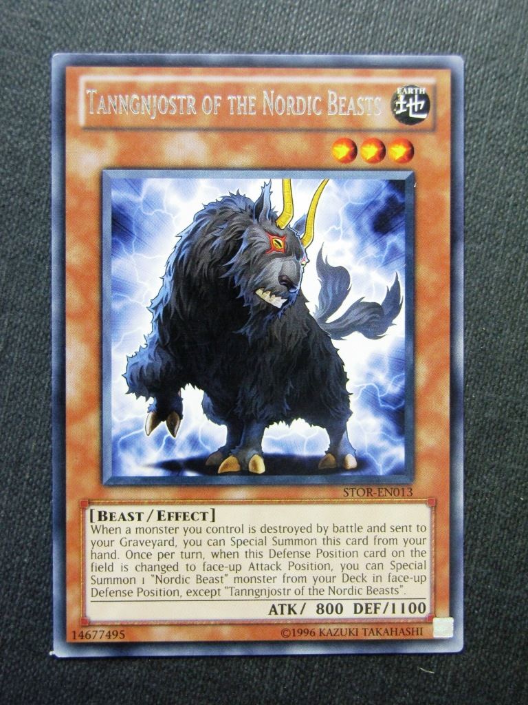 Tanngnjostr of the Nordic Beasts STOR Rare - Yugioh Cards #1JO