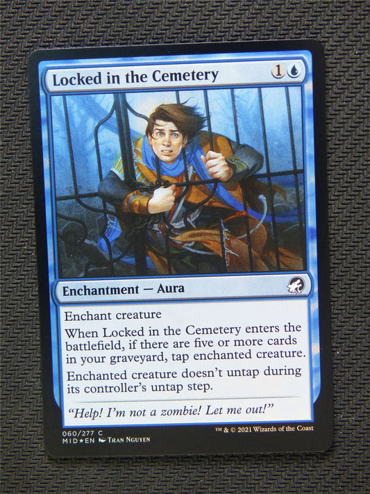 Locked in the Cemetary Foil - Innistrad - Mtg Card #3P8
