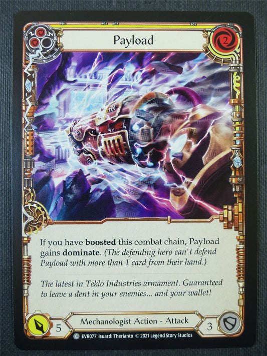 Payload Yellow - 1st ed Everfest - Flesh & Blood Card #6EE