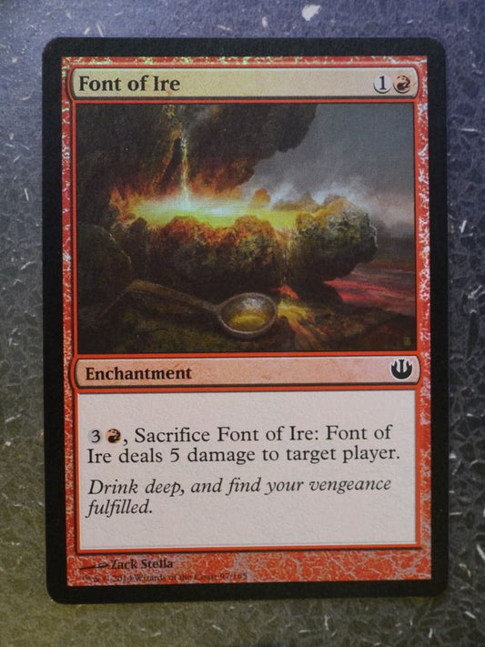 MTG Cards: FONT OF IRE  FOIL # 5C27
