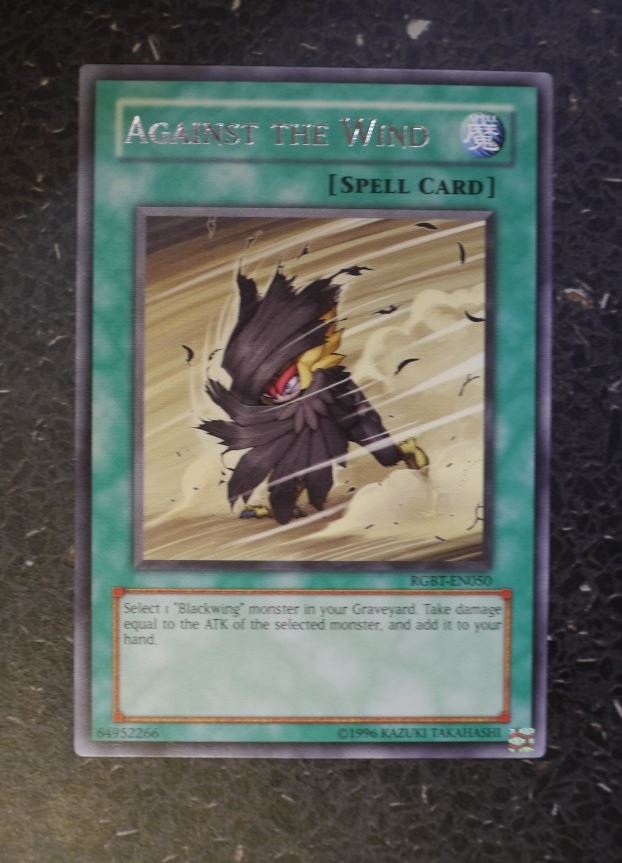 YuGiOh Cards: AGAINST THE WIND RGBT RARE # F93