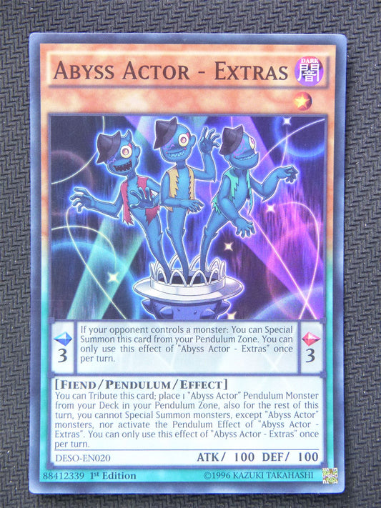 Abyss Actor Extras DESO - Super Rare - Yugioh Card #5N2