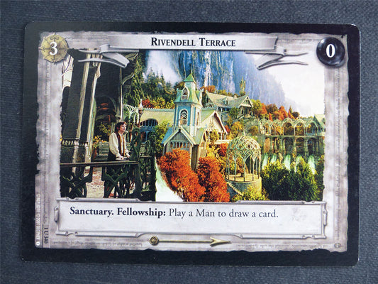 Rivendell Terrace 1 U 340 - LotR Cards #JW