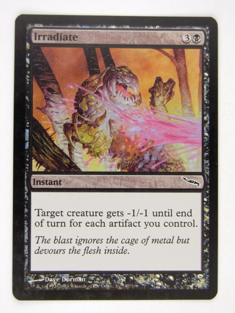 Mtg FOIL - IRRADIATE - played